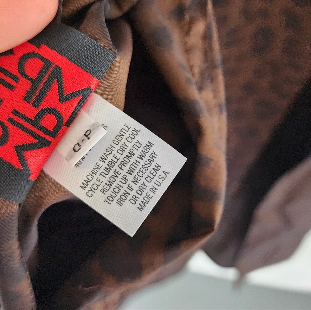 Mycra Pac Donatella Leopard Print Hooded Rain Coat - Picture 12 of 15
